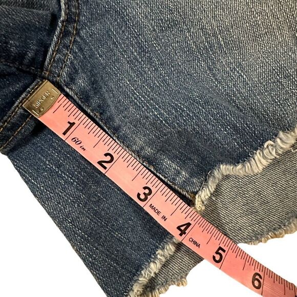 J. Crew ~ Womens High Rise Denim Shorts ~ Exposed Button Fly ~ size 25 - Picture 10 of 10